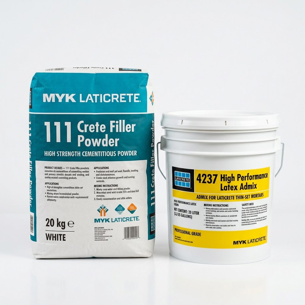 MYK LATICRETE 111 + 4237 — Latex Fortified Premium Adhesive