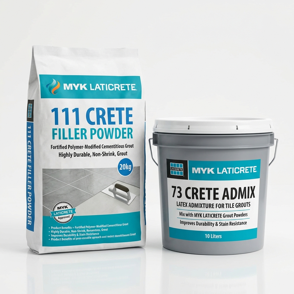 MYK LATICRETE 111 + 73 — Latex Fortified Standard Adhesive